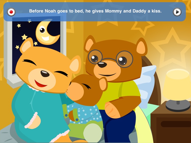 Bedtime Stories - Short Touch Book for Kids with Rockabye, Lullaby & Soothing Sounds