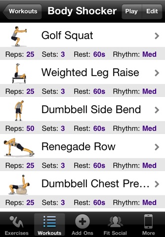 Dumbbell Workouts Pro screenshot 3