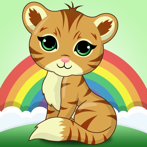 Cats - Big & Small, Housecats, Cheetas, Lions, Panthers & Leopards Videos, Games, Photos, Books & Interactive Activities for Kids by Playrific Icon