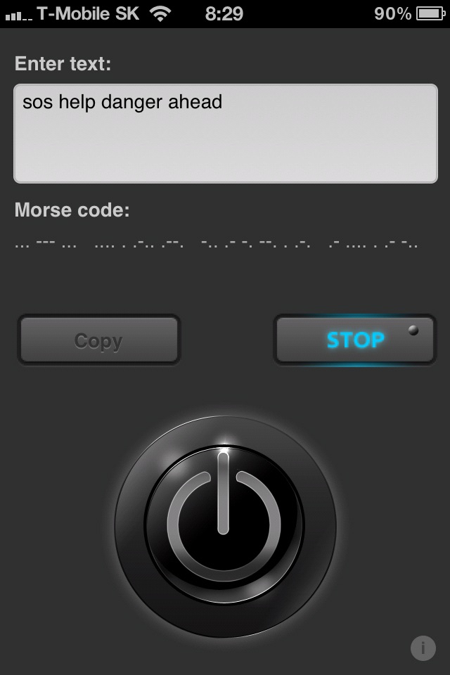 Flashlight+ Morse Code - Transmitter and encoder screenshot 4