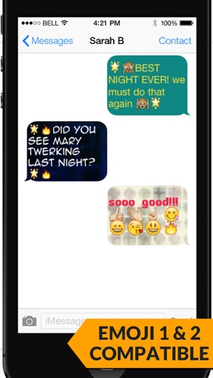 Pimp My Text PRO - Send Color Text Messages with Emoji 2(圖5)-速報App