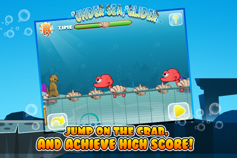 An Undersea Glider: Crab Launching Game with Ocean Water Glide screenshot 4