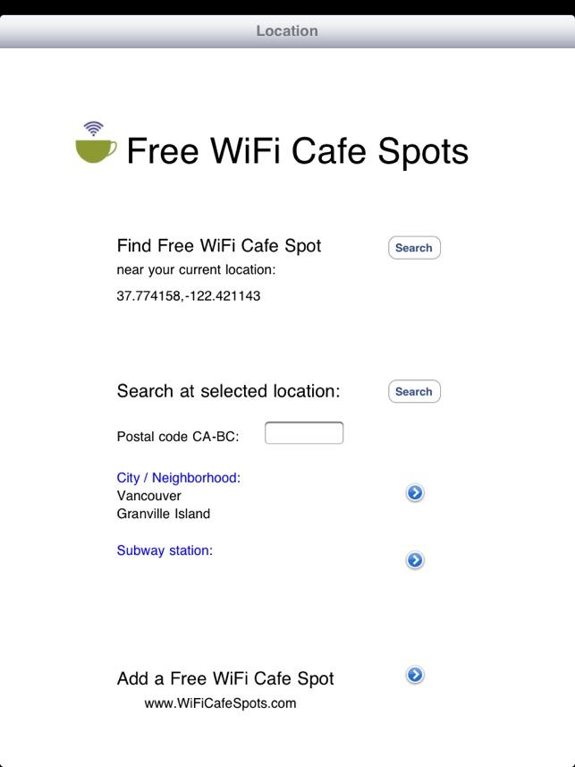 Vancouver Free WiFi for iPad(圖1)-速報App