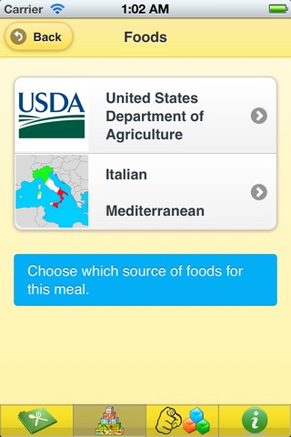 Zone Diet Calculator Blocks screenshot 2