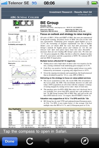 ABG Sundal Collier Research screenshot 2