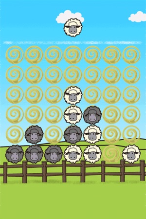 Four sheep in a row　LovelySheep(圖1)-速報App