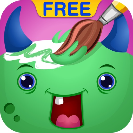 Coloring Bundle for Kids Free : Educational learning app with beautiful pages of Monsters, Pirates, Birthday and Fruits icon