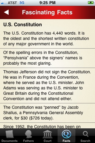 U.S. Constitution and Facts screenshot-4