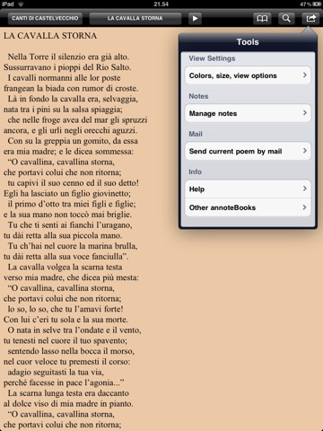 Pascoli: Tutte le poesie for iPad screenshot 2