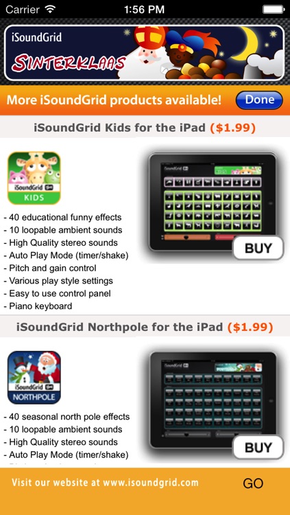 iSoundGrid  Sinterklaas for iPhone