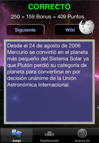 Astroquiz screenshot 2