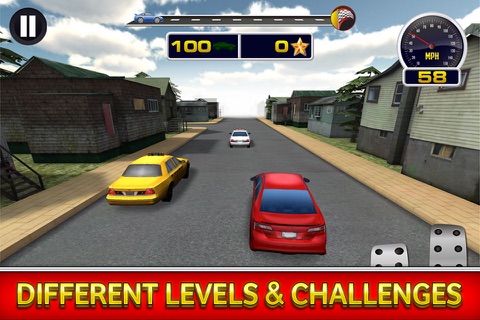 3D Police Run Drag Racing Simulator - A Real Cops Chase Driving Race screenshot 4