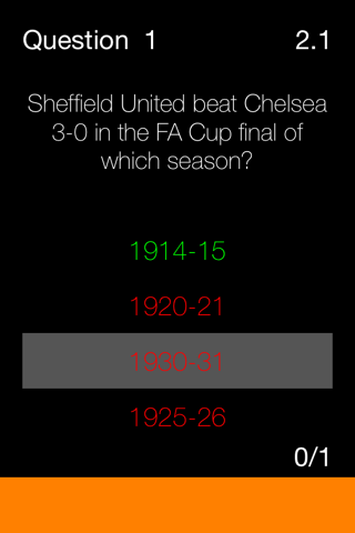 FA Cup Trivia Challenge screenshot 2