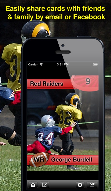 Football Card Pro - make your own custom trading cards