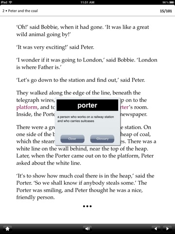 The Railway Children: Oxford Bookworms Stage 3 Reader (for iPad) screenshot 3