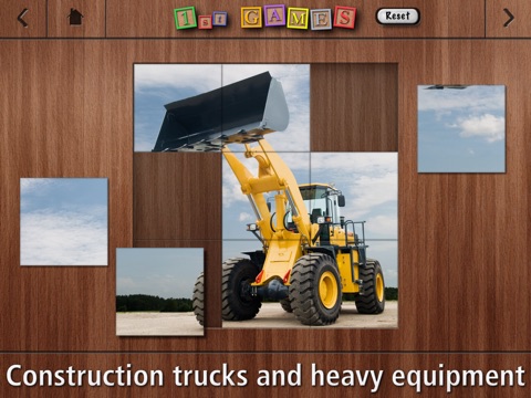 1st GAMES - Construction trucks and heavy equipment HD puzzle for kids screenshot 4