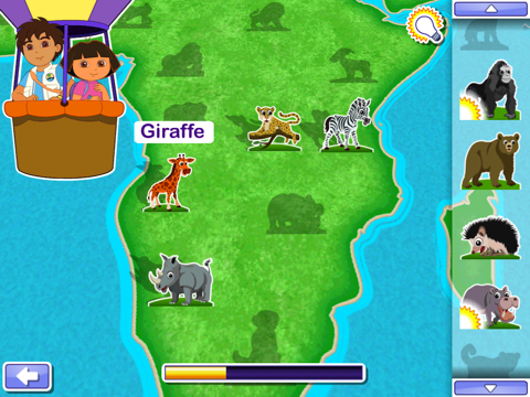 Dora & Diego's Sticker Safari HD screenshot 2