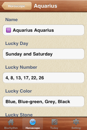 Biorhythm and Horoscope FREE(圖2)-速報App