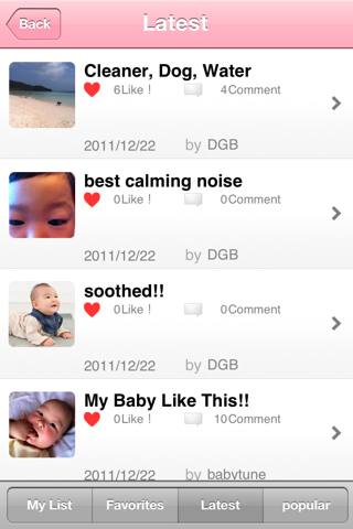 BabyTune - Create & Share Your Calming, Soothing Sounds, Relaxing, Sleep Music, White Noise for Crying Baby screenshot 4