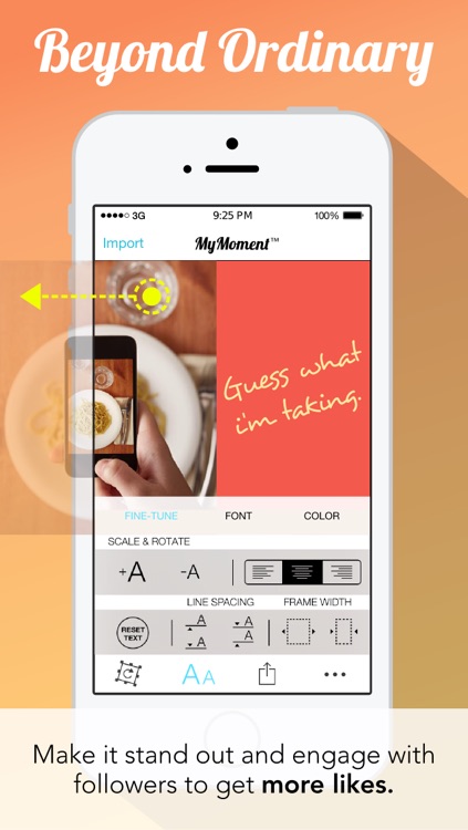 My Moment - Free Add Text to Photos Turn Your Picture into Beautiful Moment for Instagram Facebook and Twitter screenshot-3