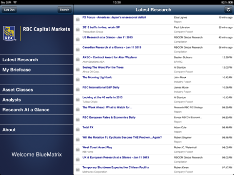 RBC Research screenshot 3