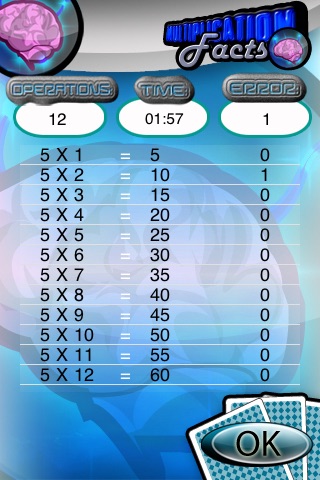 Multiplication Facts screenshot 2