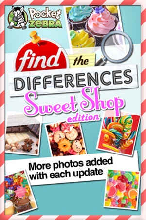 Find the Differences - Sweet Candy Shop & Cupcakes Birthday (圖2)-速報App