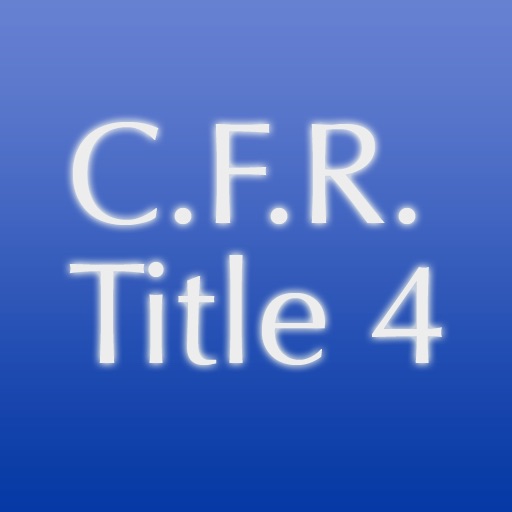 C.F.R. Title 4: Accounts icon