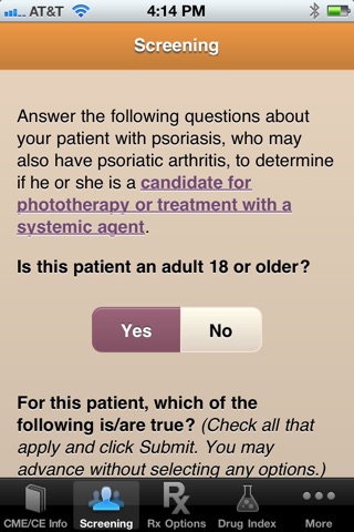 PsoriasisTx: Advancing Psoriasis and Psoriatic Arthritis Management screenshot 2