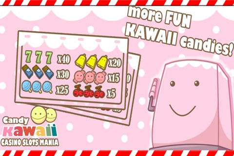 Candy Kawaii Casino Slots Mania screenshot 3