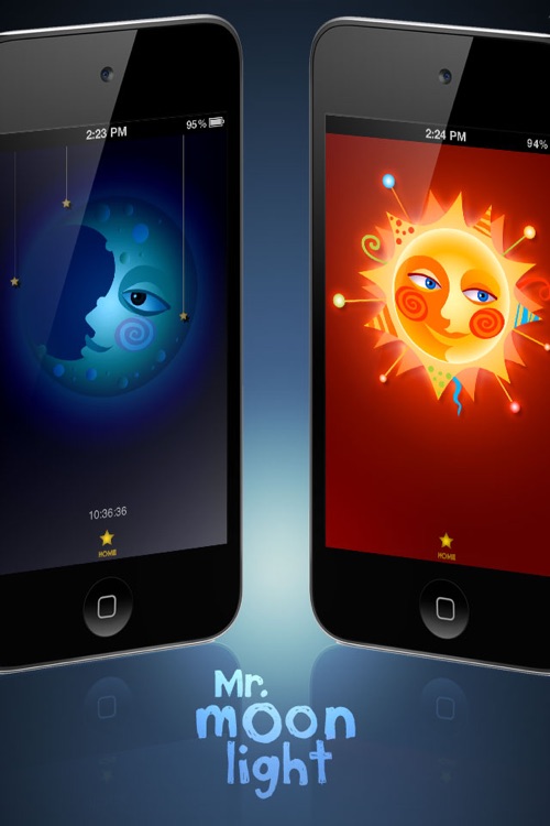 Mr. MoonLight : Kids Visual Alarm Clock and Nightlight for Sleep Training