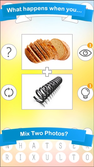 Mix Two Photos - A Word Photo Puzzle Game for your Brain(圖2)-速報App