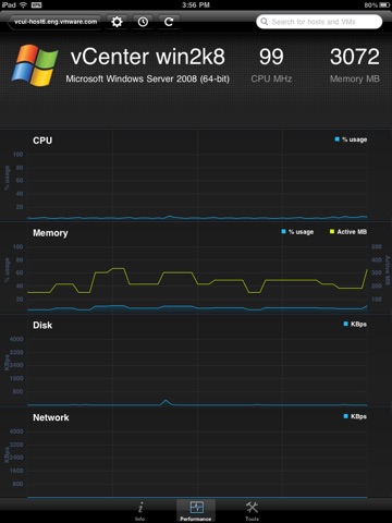 VMware vSphere Client for iPad screenshot 3