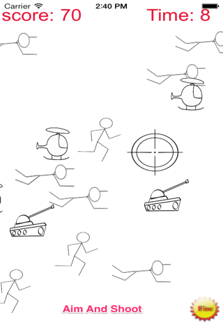 A Stickman Sniper 2: Doodle War Free screenshot 2