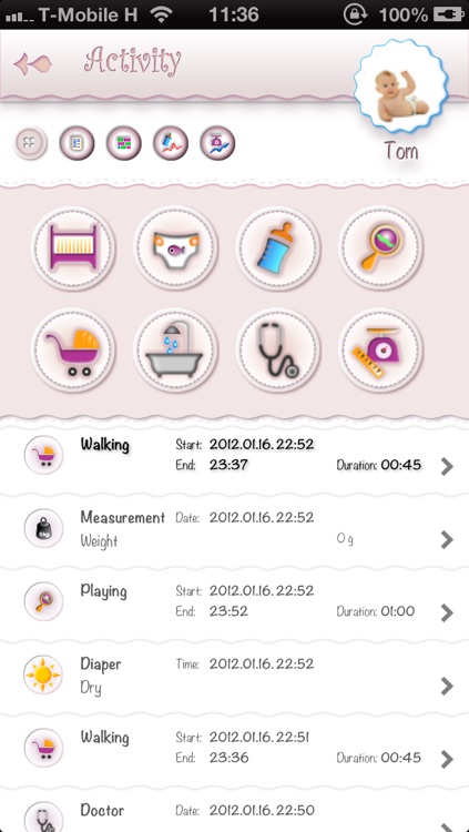 Babies' Diary