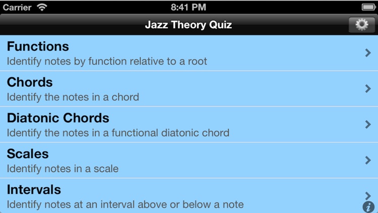 Jazz Theory Quiz
