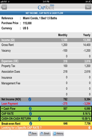 CAP RATE PRO screenshot 3