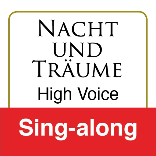 Nacht und Träume, Schubert (High Voice & Piano - Sing-Along)