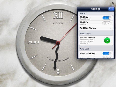 aClock Classic screenshot 2