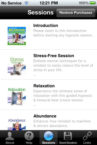 The Complete Relaxation Hypnosis Collection by Giovanni Lordi screenshot 2