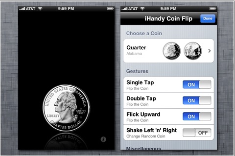 iHandy Coin Flip