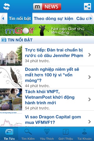 mNews screenshot 2