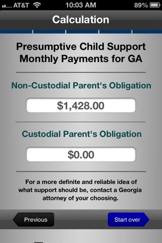 GA Child Support Calculator by KS Family Law screenshot 4