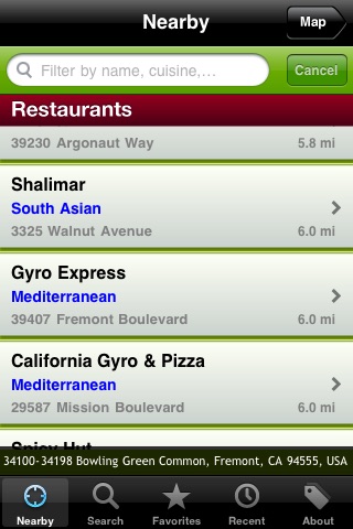 NaanMap for iPhone – The Best Way to Find Halal... screenshot 2