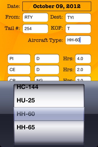 Coast Guard Flight Log screenshot 2