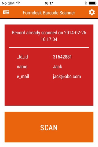 Formdesk Barcode Scanner screenshot 4