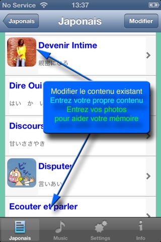 Japonais - Talking French to Japanese Phrase Book screenshot 2