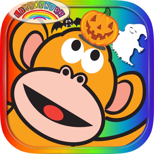 Five Little Monkeys Halloween Icon