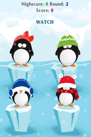 Simple Simon Says - Fun Educational Memory Game for Kids - Penguin edition (FREE) screenshot 4