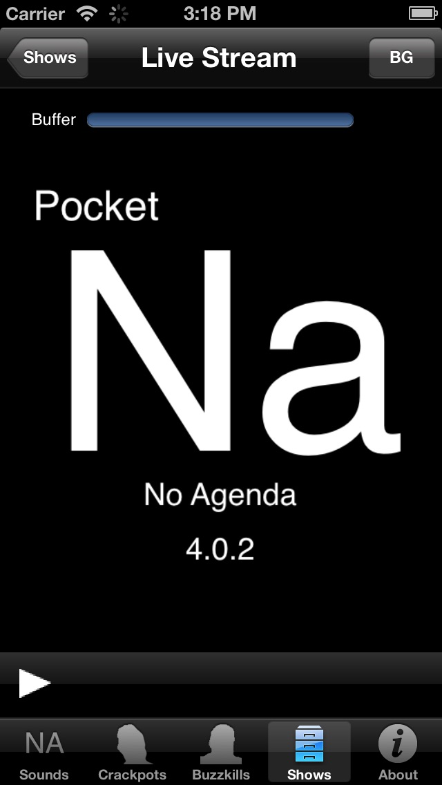 Pocket No Agenda screenshot1